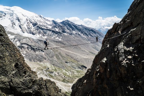 Ferrata Jegihorn. Foto: Saastal Tourimus AG