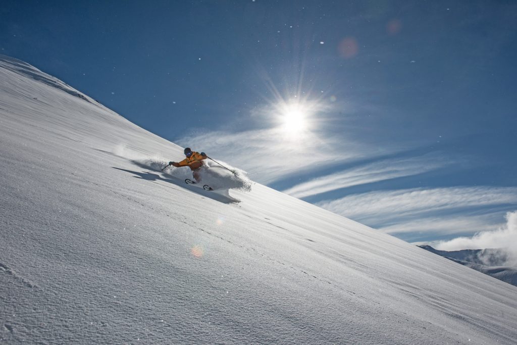 Freeride v Davos Klosters. Foto: Destination Davos Klostrrs/ Christian Egelmair